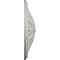 Ekena Millwork Brontes Ceiling Medallion (Fits Canopies up to 3 5/8"), 25 1/2"OD x 5 1/2"P, Pot of Cream CM25BRPCF - alternate 4